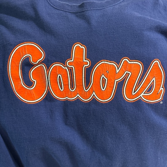 GALT SANDS University of Florida Gators Blue Crew Neck long Sleeve Shirt - Picture 2 of 8